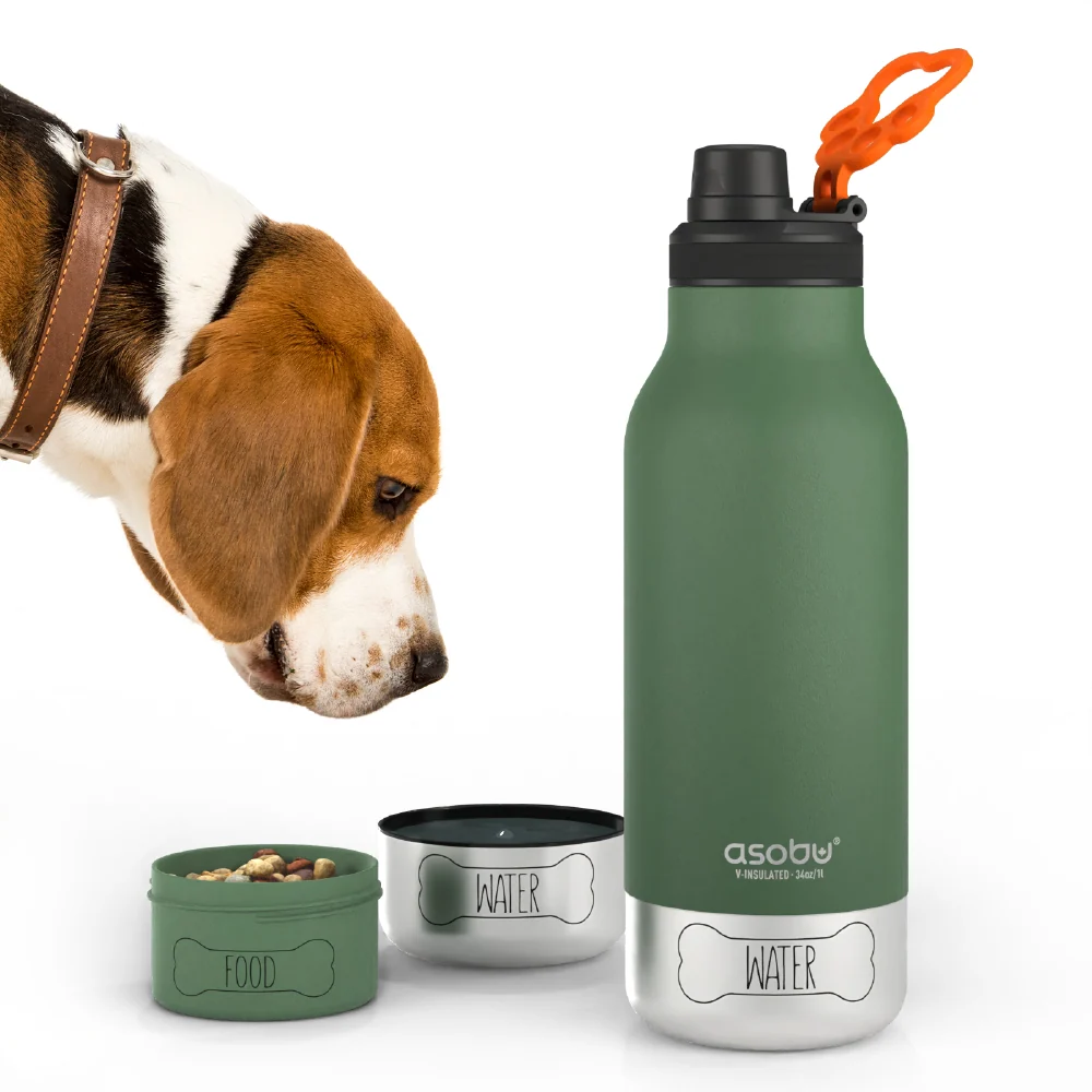 Asobu Green Barky Bottle
