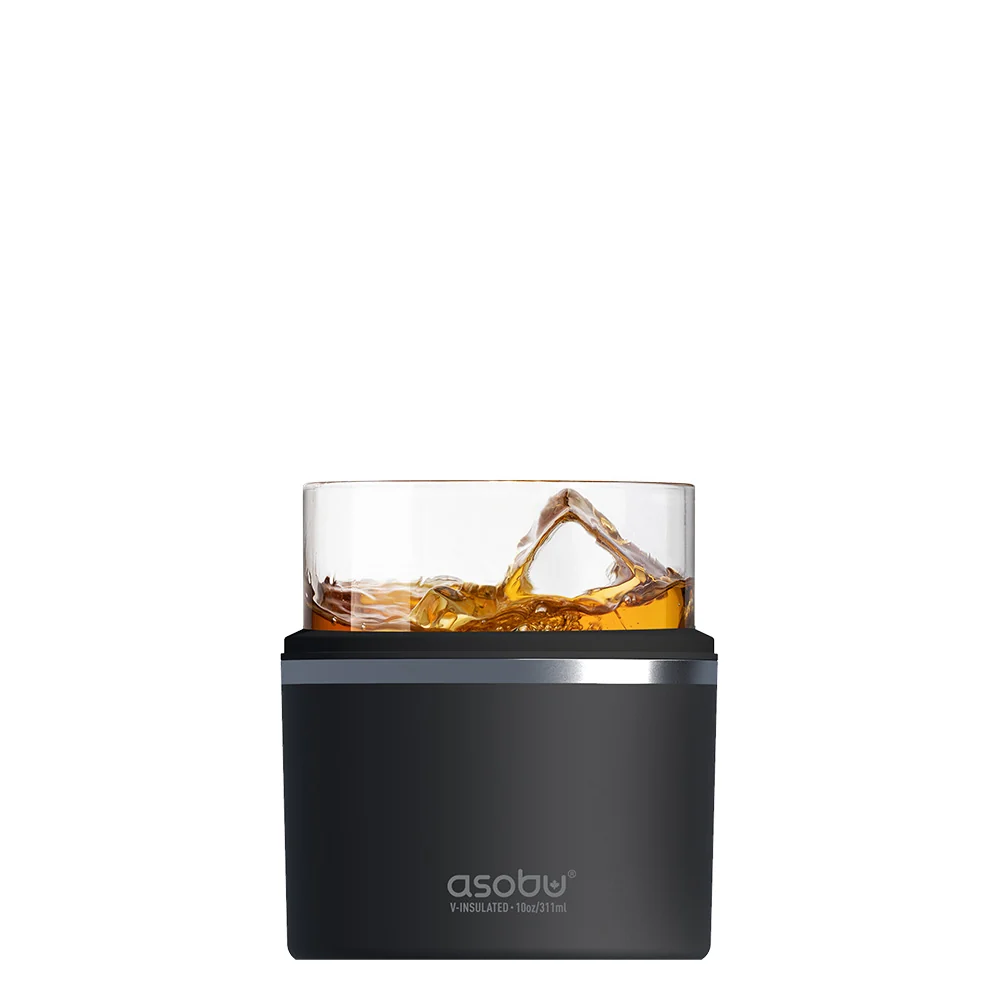 Asobu Black Whiskey Insulated Sleeve
