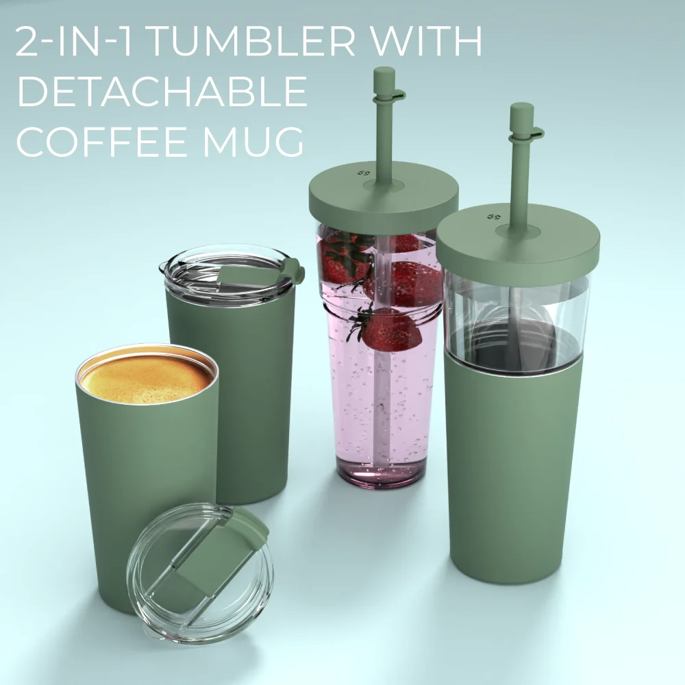 Asobu Basil Green Marina Tumbler - Image 2