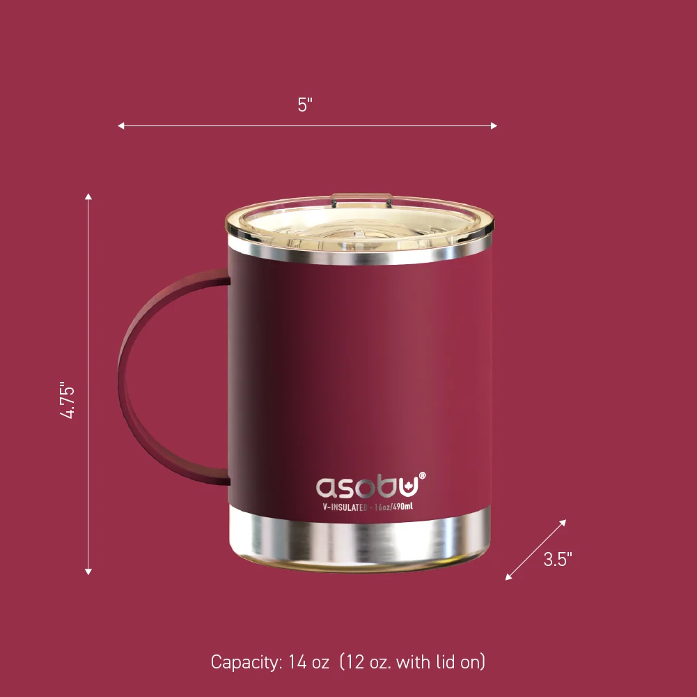 Asobu Maroon Ultimate Mug - Image 7