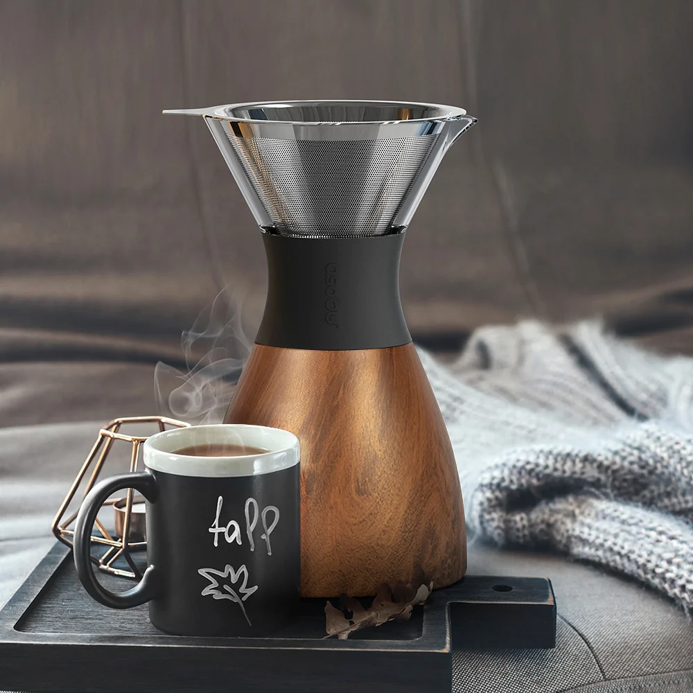Asobu Wood Pour Over Coffee Maker - Image 6