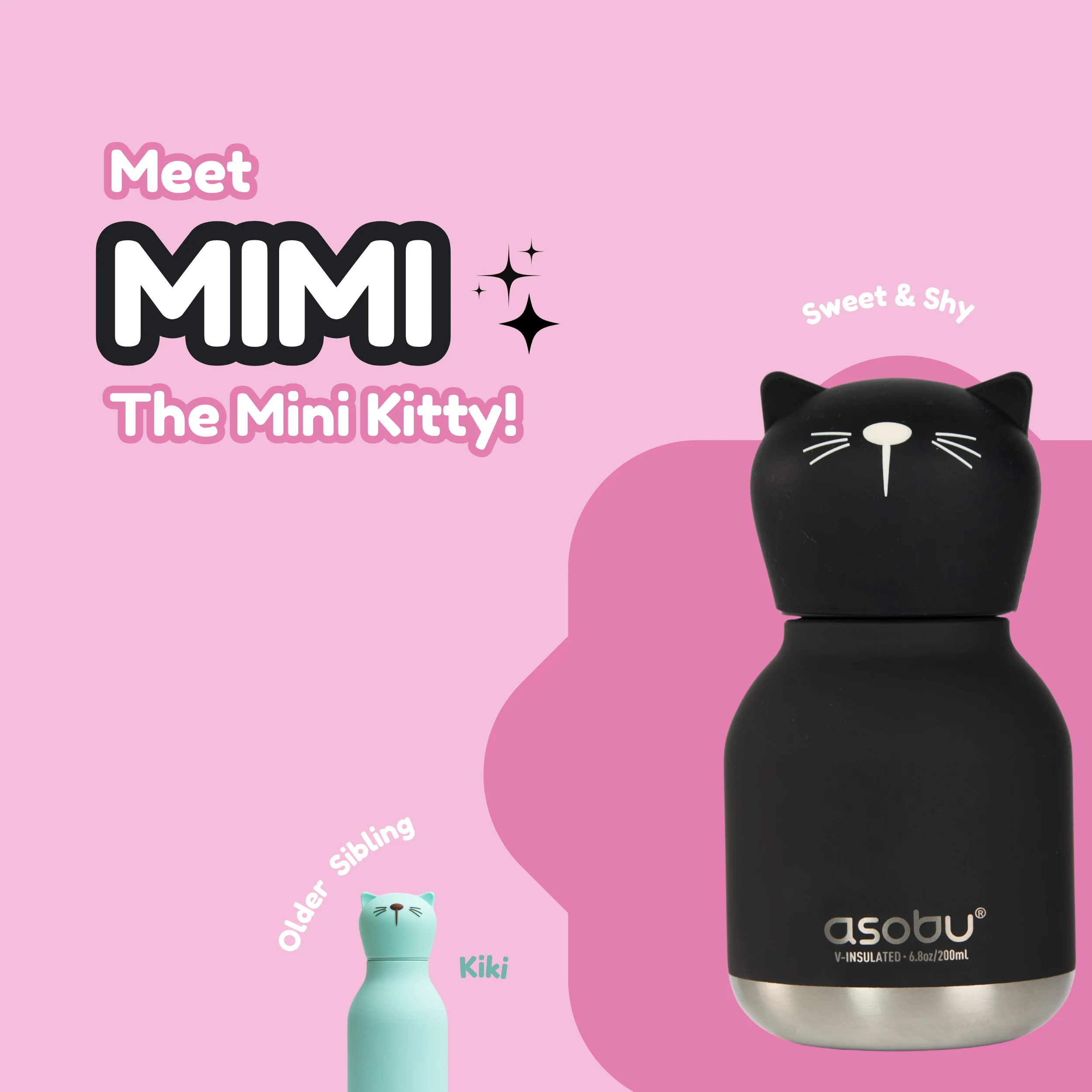 Asobu Mini Kitty Bestie Bottle - Image 3