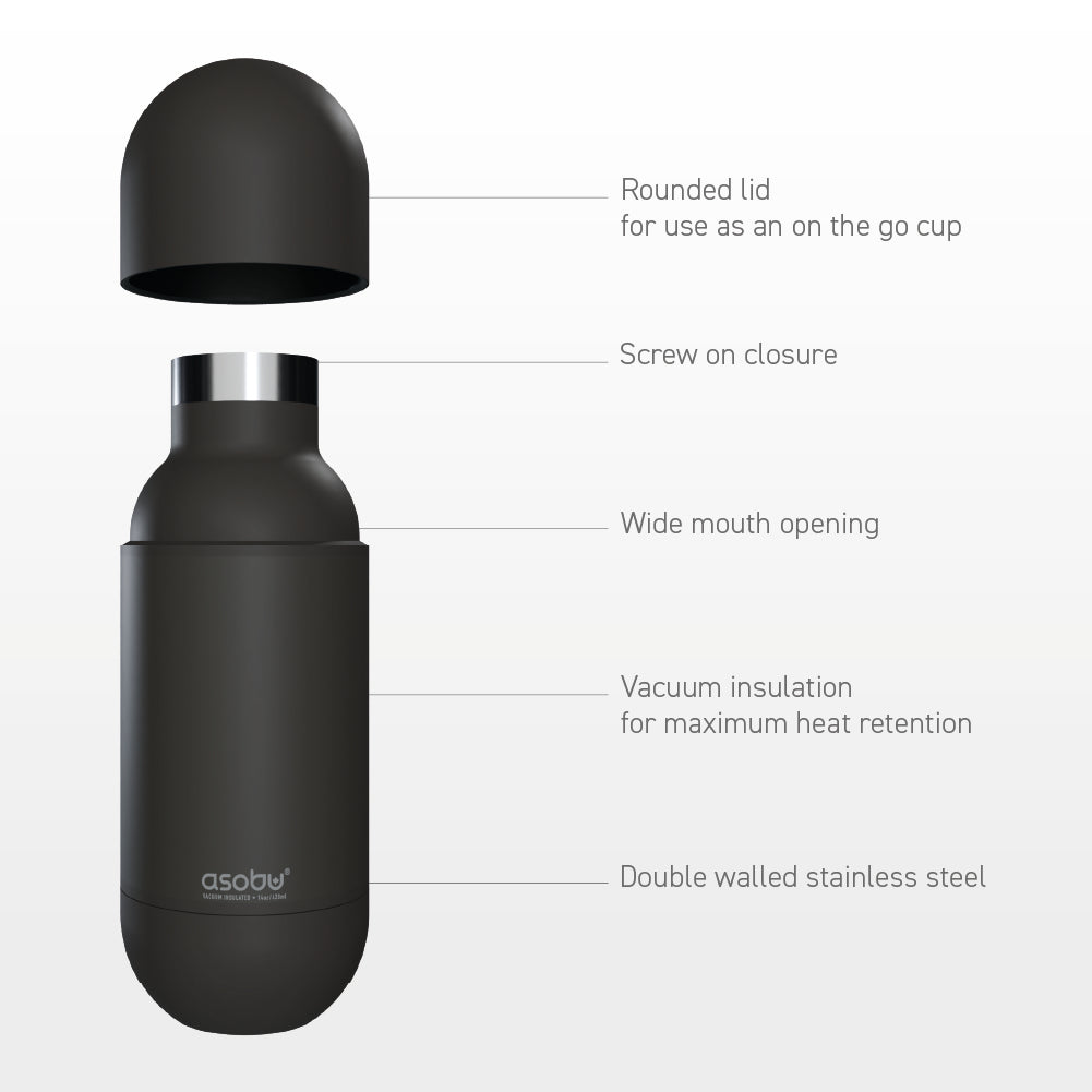Asobu PuramicTM Black Orb Bottle - Image 3