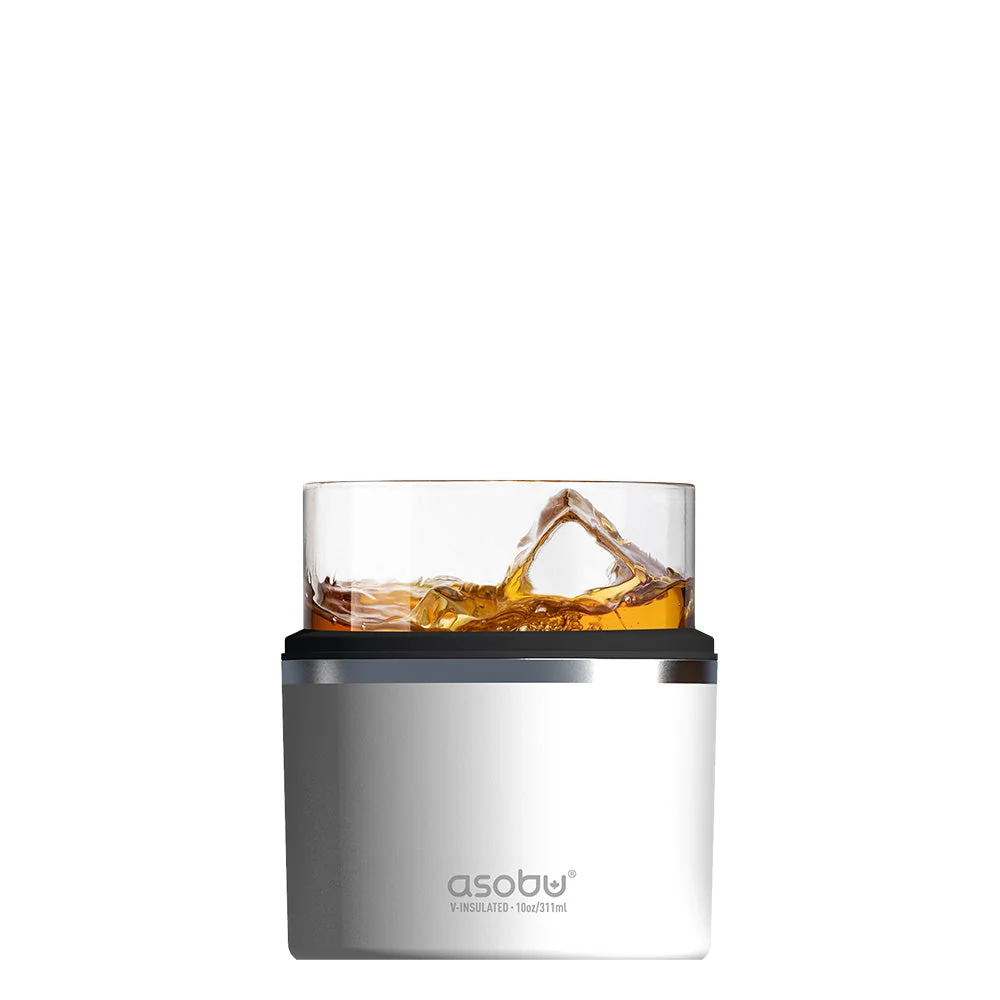 Asobu White Whiskey Insulated Sleeve
