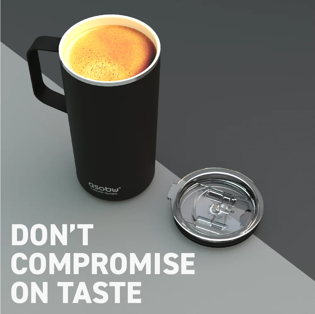 Asobu Recycled Stainless Steel Tower Mug - Image 2