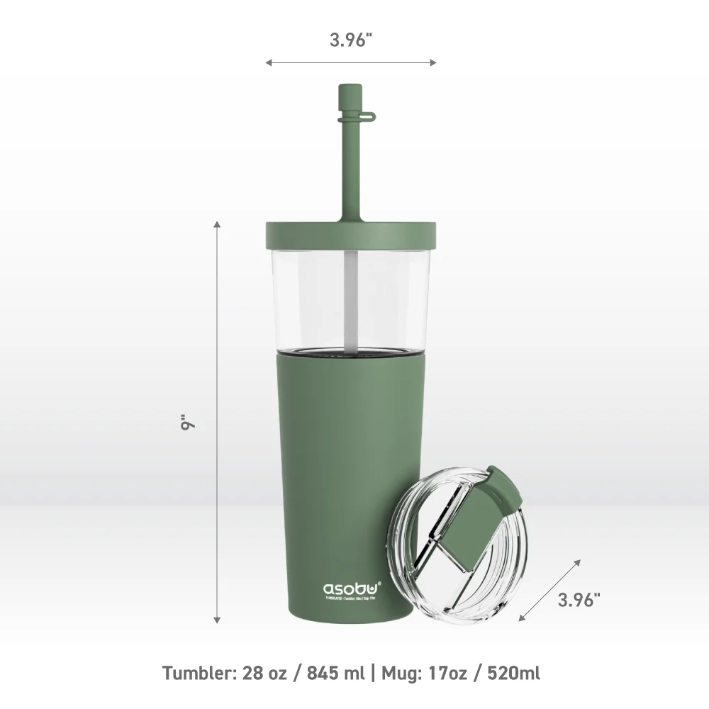 Asobu Basil Green Marina Tumbler - Image 6
