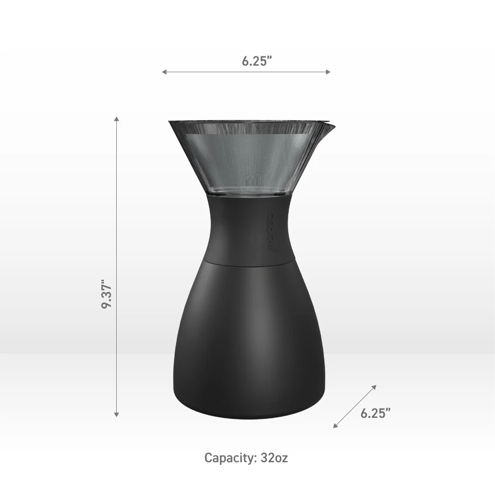 Asobu Wood Pour Over Coffee Maker - Image 5