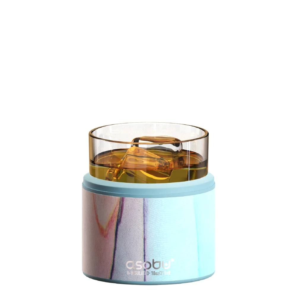 Asobu Aqua Marble Whiskey Insulated Sleeve